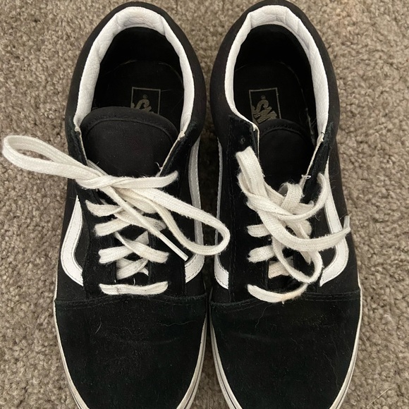 Black Vans with Cheetah - Picture 3 of 3